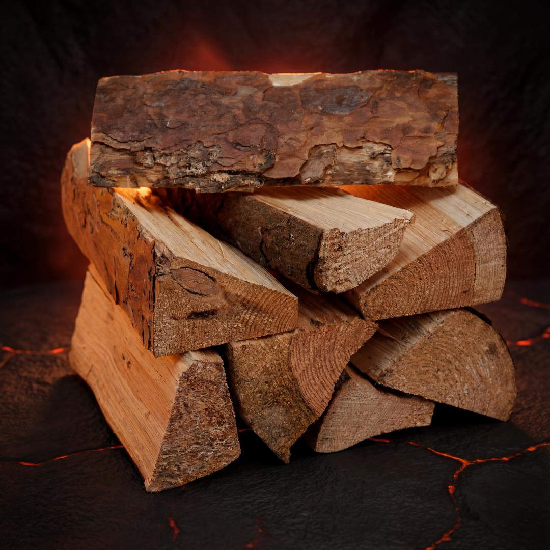 Brennholz, Fichte, 25-30 cm Scheitlänge, trocken, 1,6 SRM (= 1 STER)