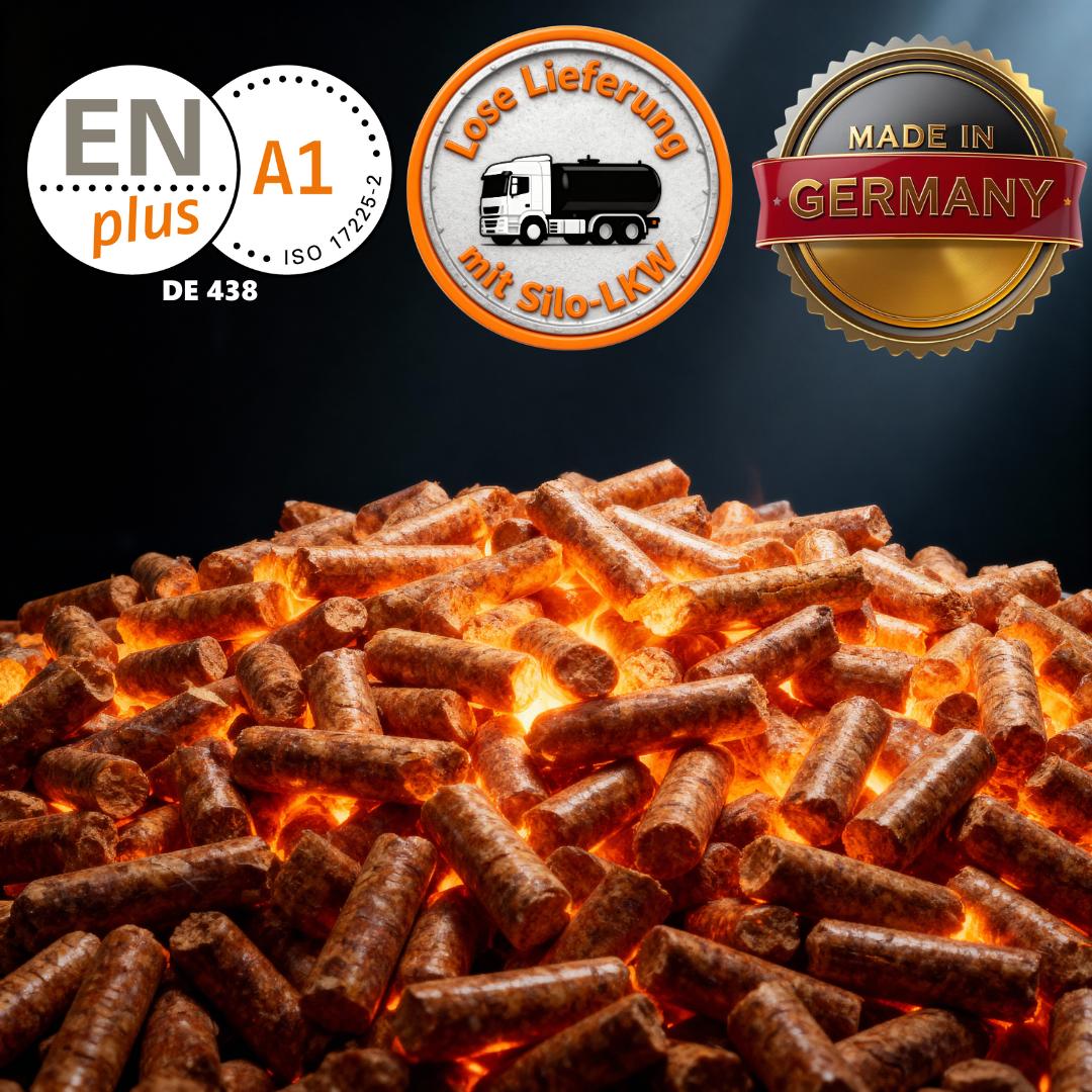 Holzpellets lose, 6 mm - ENplus A1 DE 438
