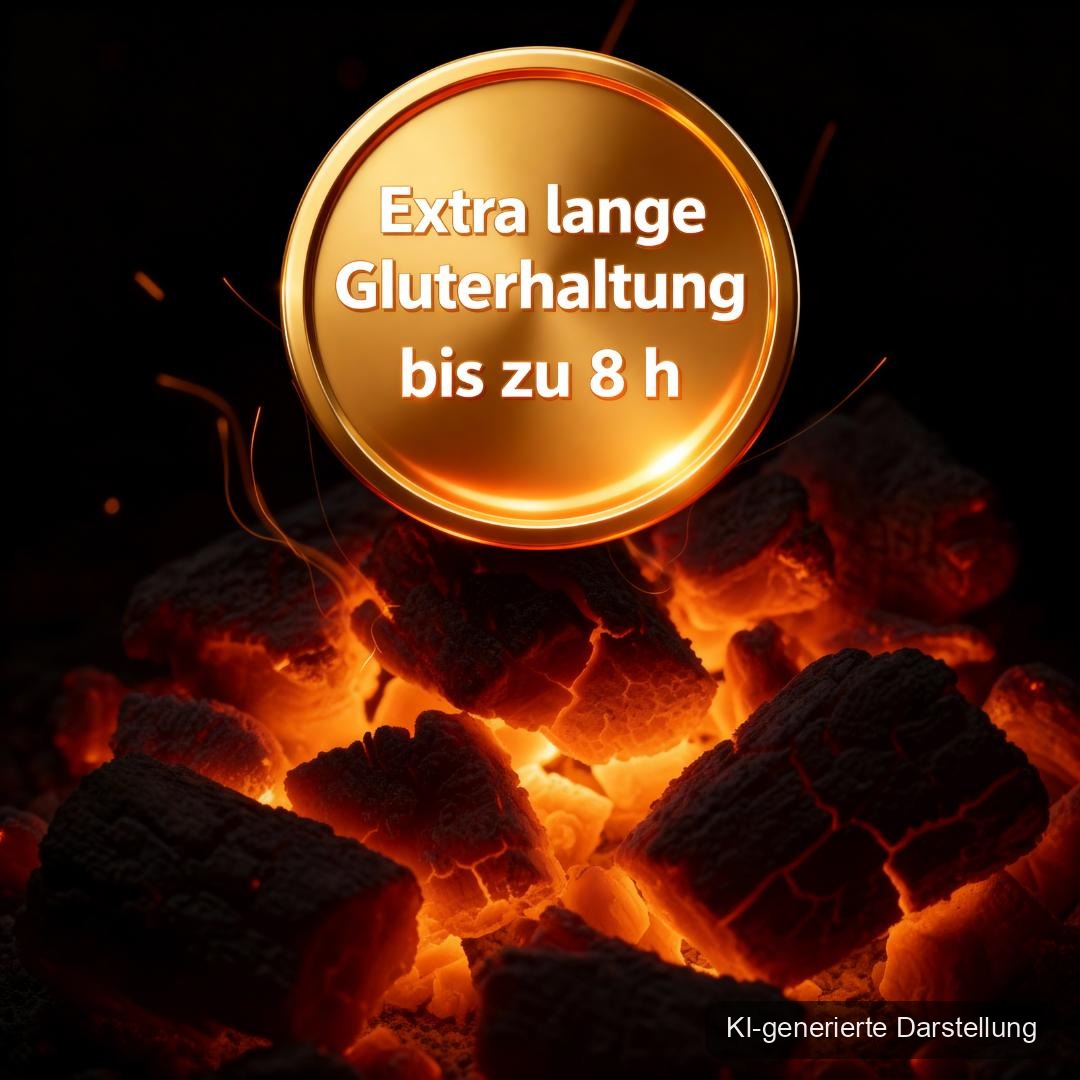 rounders premium - Hartholzbriketts - Palette 960 kg, KI-generierte Darstellung