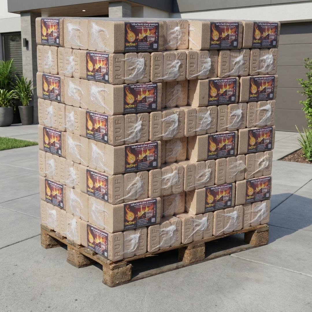 hardcubes premium - Hartholzbriketts - Palette 960 kg