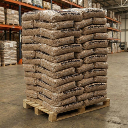 infire Holzpellets, 6 mm, Sackware, HD-Qualität - Palette 975 kg