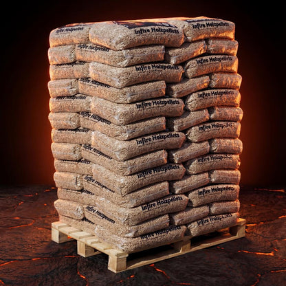 infire Holzpellets, 6 mm, Sackware, HD-Qualität - Palette 975 kg