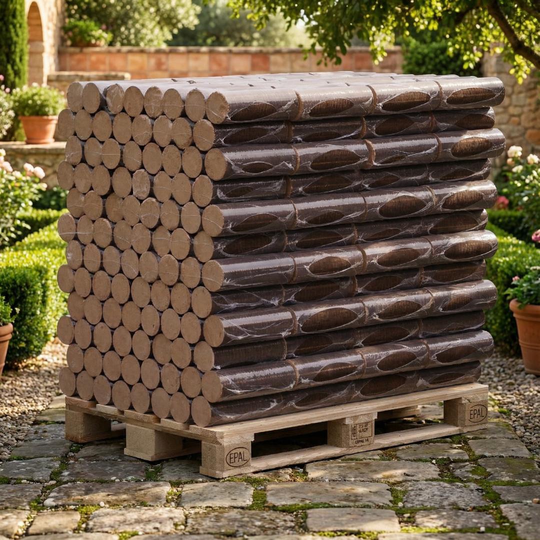 rounders premium - Hartholzbriketts - Palette 960 kg