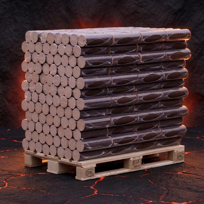 rounders premium - Hartholzbriketts - Palette 960 kg
